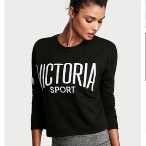 Victoria Sport Crop Sweatshirt